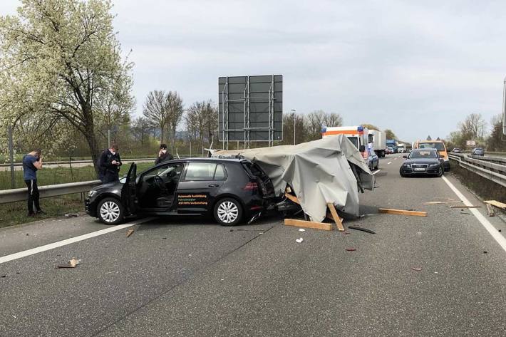 Eine Person schwer verletzt nach Verkehrsunfall in Landau