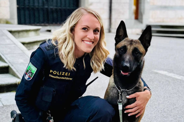 "Black Jack" wurde zum „Polizist der Woche" gekürt.