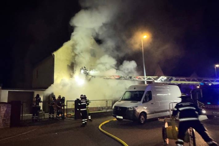 Der Brand war in einer Wohnung ausgebrochen.