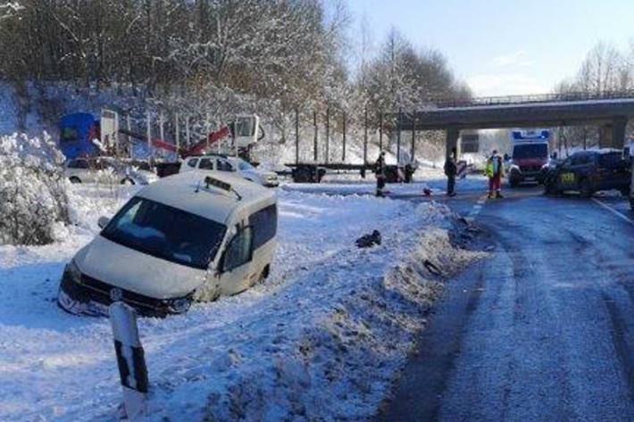 Es kam auf der Bundesstraße in Einbeck zur Kollision der beiden Fahrzeuge