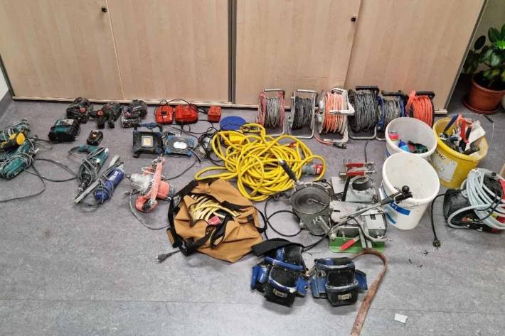 Die gestohlenen Werkzeuge wurden in Wien sichergestellt