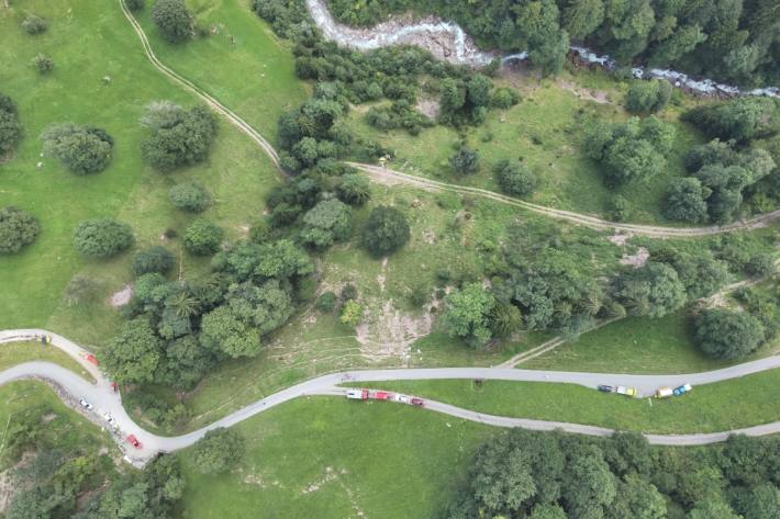 Der junge Muldenkipperfahrer hat den Unfall in Flumersberg nicht überlebt.