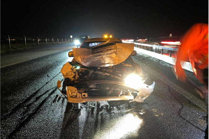 Drei Autolenker nach Auffahrkollision in Spitäler gebracht