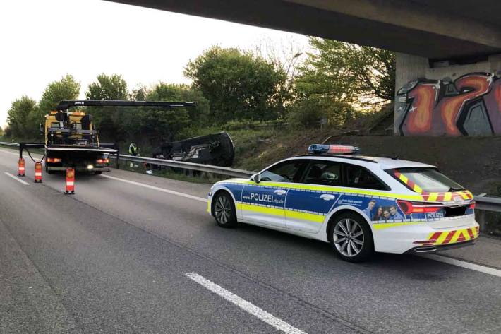 Der Fahrer blieb in Edenkoben unverletzt