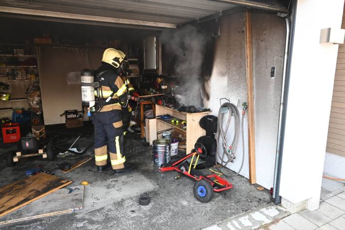 Das Feuer konnte rechtzeitig gelöscht werden.