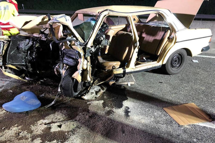 Tödlicher Verkehrsunfall auf der A65 bei Kandel durch Geisterfahrerin