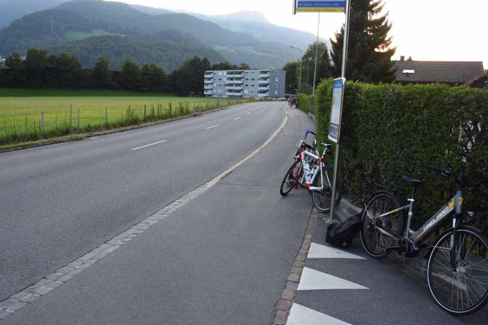 Unfall zwischen Velo und E-Bike in Sargans