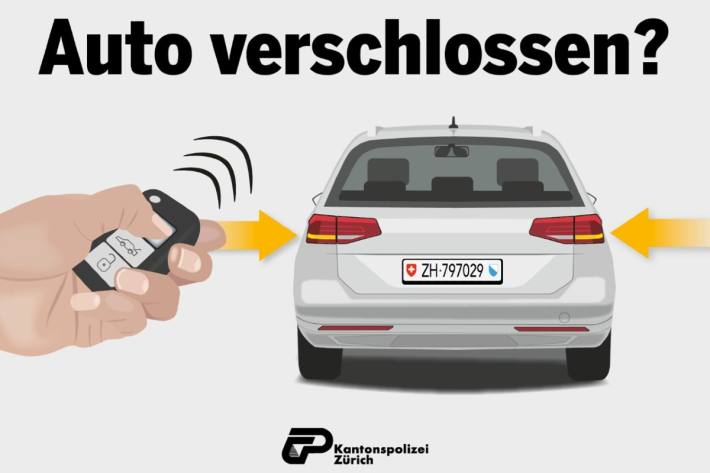 Oft wird das Auto unverschlossen hinterlassen, da haben Einbrecher leichtes Spiel.