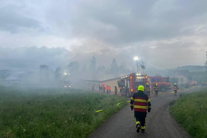 Vollbrand in Gossau SG.