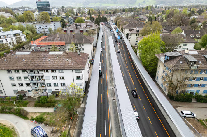 A6 Ostring Teilneutralisierung der Baustelle