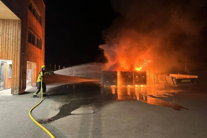 Die Feuerwehr konnte den Brand rasch löschen