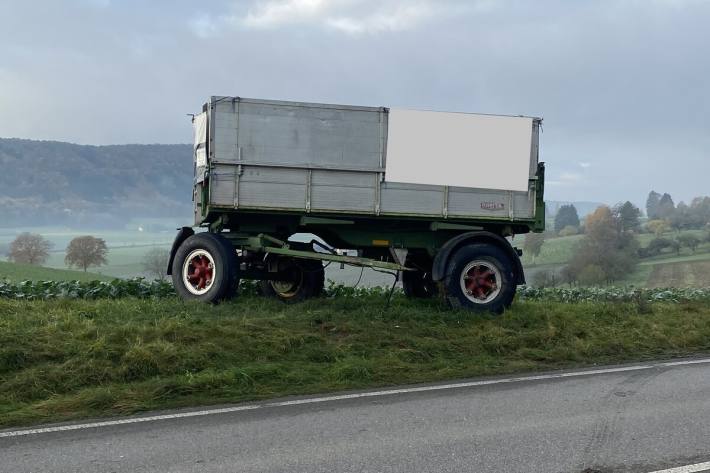 Nach dem Unfall kam es zu Verkehrsbehinderungen