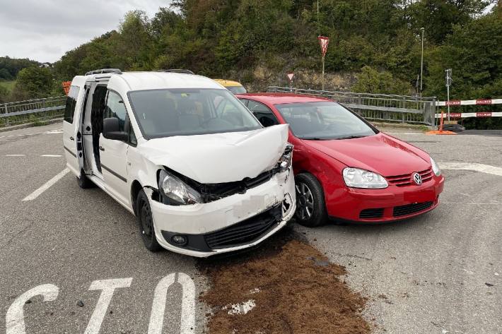 In Ramlinsburg BL ereignete sich gestern eine Kollision ohne Verletzten.