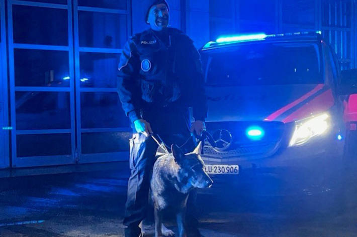 Der 11-jährige Deutsche Schäferhund war 467 im Einsatz