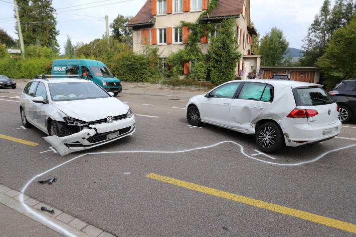 Unfallsituation auf der Zürcherstrasse 