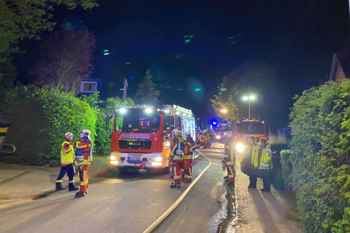 Wohnungsbrand mit schwerverletzter Person