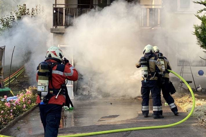 Die Feuerwehr konnte den Brand erfolgreich löschen