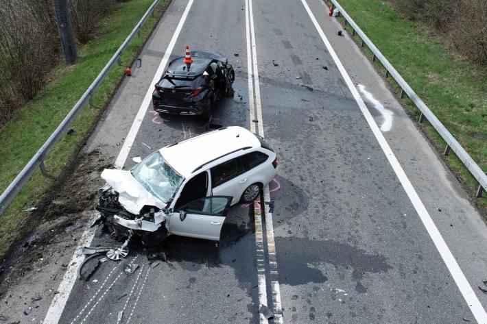 Ein Horrorunfall hat sich heute in Malters auf der K10 ereignet.