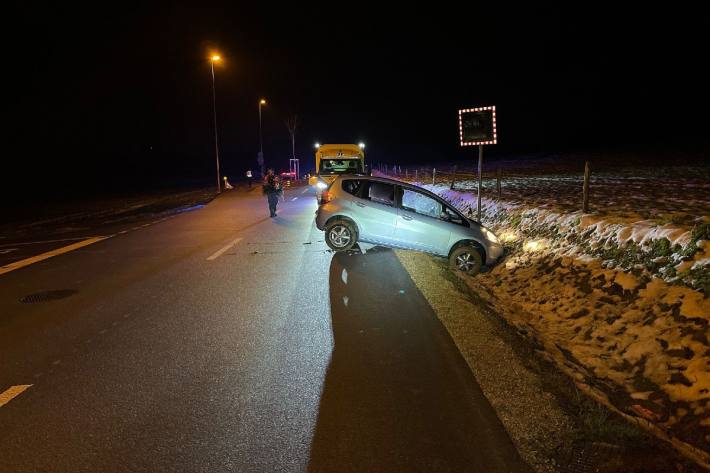 Bei dem Unfall wurde zum Glück niemand verletzt.