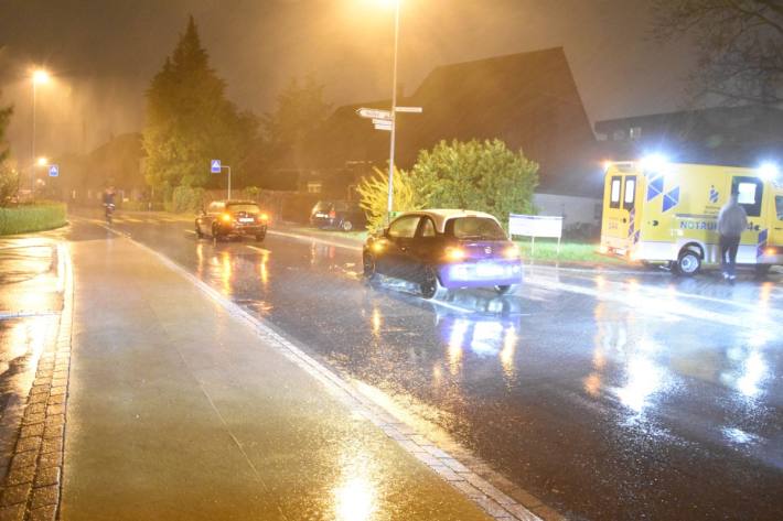 Zwei Verletzte nach Auffahrunfall in Widnau SG.