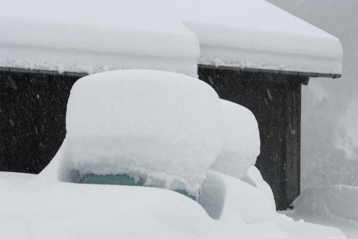 Viel Schnee in der Schweiz