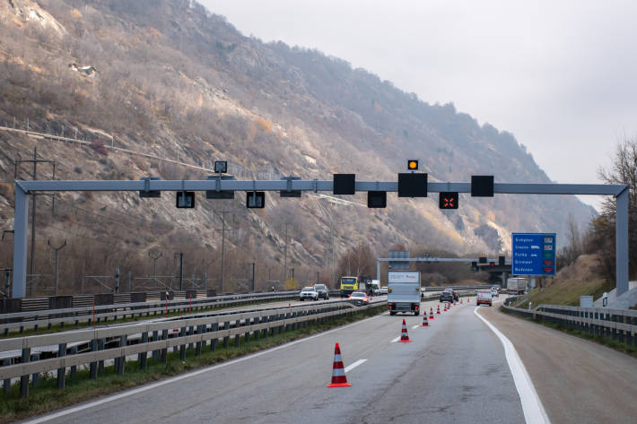 Einschränkungen und Sperrungen auf der A9