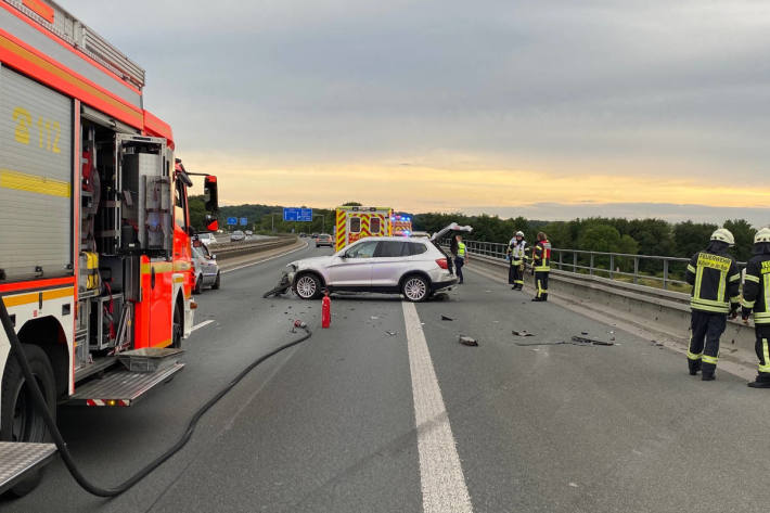 Verkehrsunfall mit einer verletzten Person in Mülheim an der Ruhr 