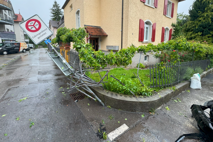  An der Liegenschaft entstand Sachschaden