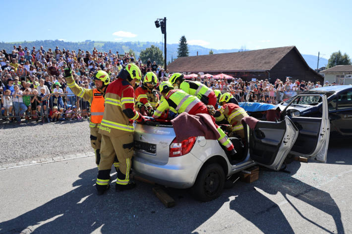 Die Live-Vorführungen waren die Highlights am diesjährigen Action Day in Zug.