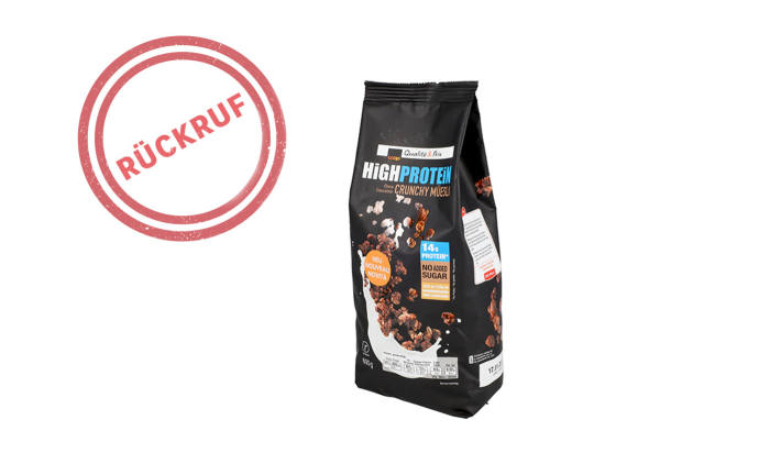 Coop ruft High Protein Crunchy Müesli Choco zurück