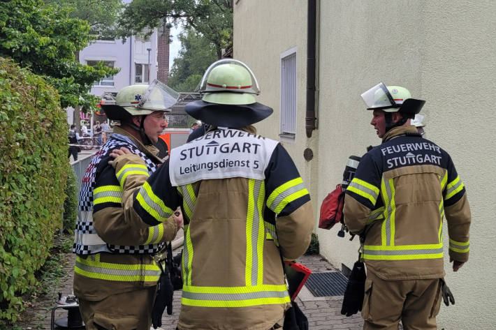 Die Feuerwehr war mit rund 40 Einsatzkräften vor Ort.