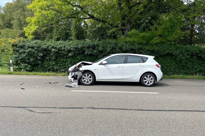 An beiden Unfallautos entstand erheblicher Sachschaden