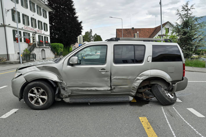 Unfall in Meggen (2)
