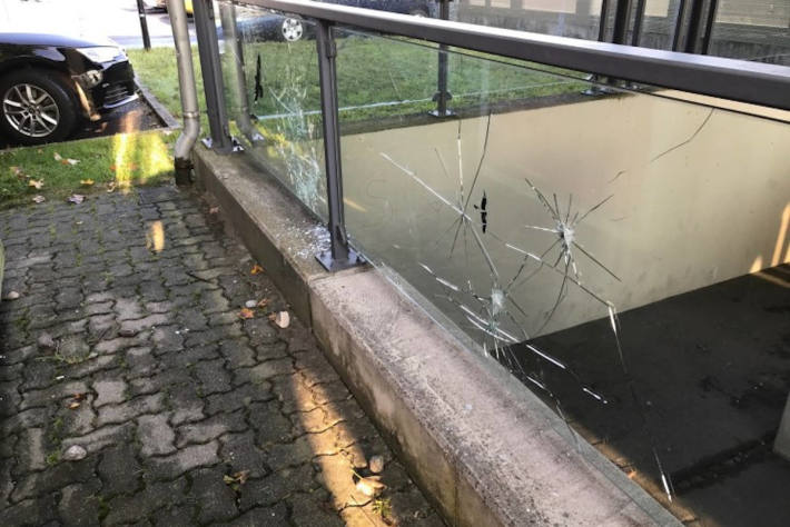 Vandalismus beim Bahnhof Nenzing