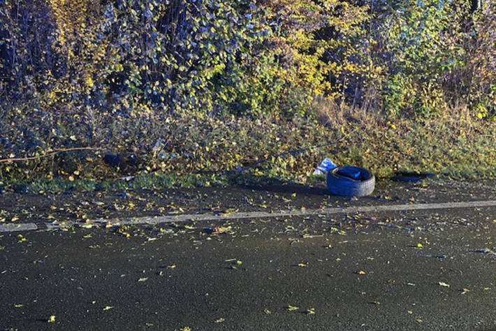 Der Unfall ereignete gegen 2 Uhr nachts.
