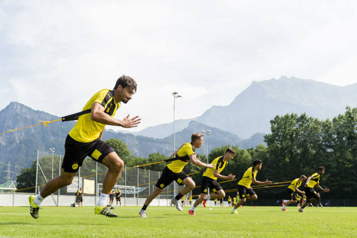 BVB-Spieler im Training