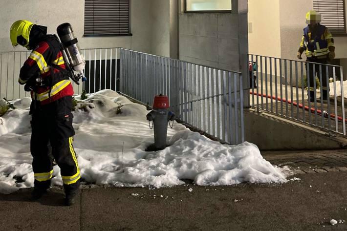 Die Brandursache ist zur Zeit noch unklar