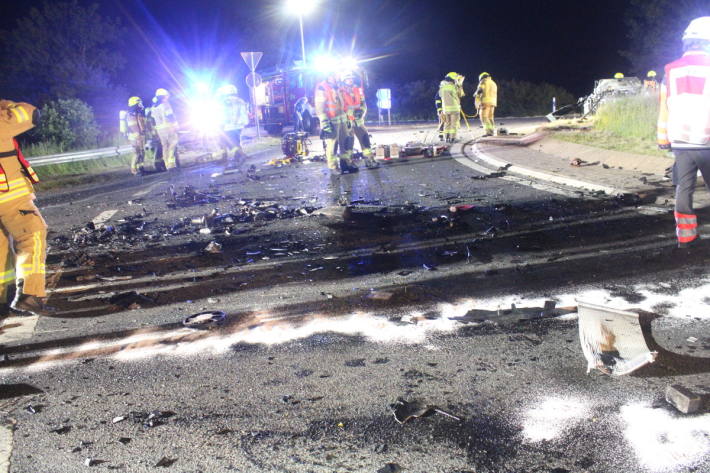 Feuerwehr, Rettungsdienst und Polizei waren im Einsatz 