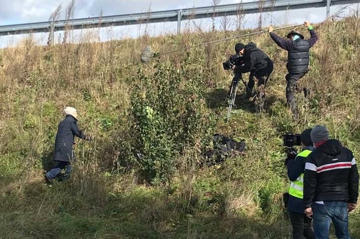 Studenten unterstützen bei einem Fahndungsaufruf in Posthausen