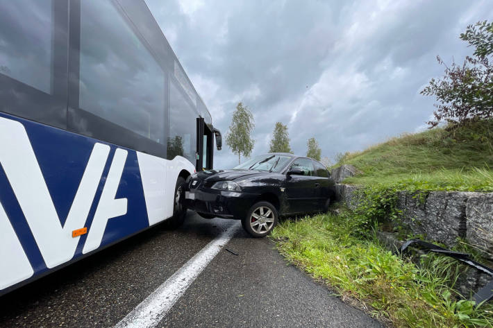 Es entstand erheblicher Schaden an beiden Fahrzeugen