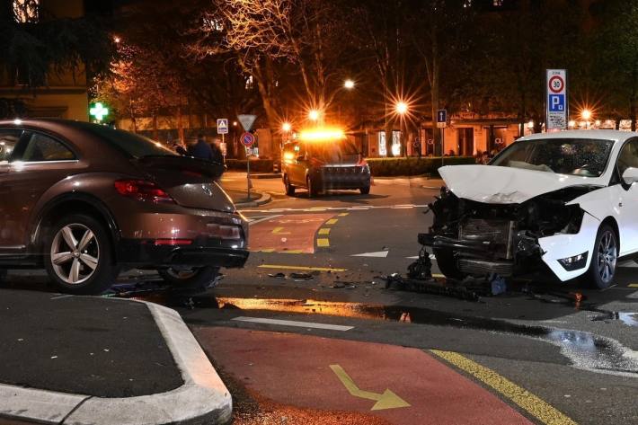 Unfall in der Stadt Luzern