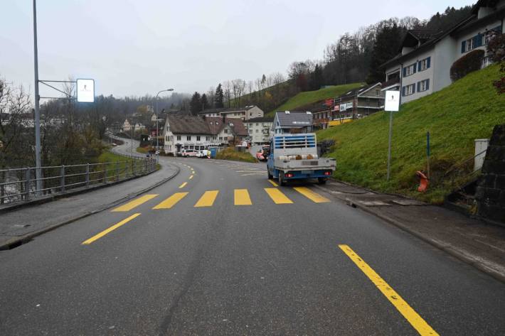 Der Knabe wurde beim Unfall in Lichtensteig SG leicht verletzt.