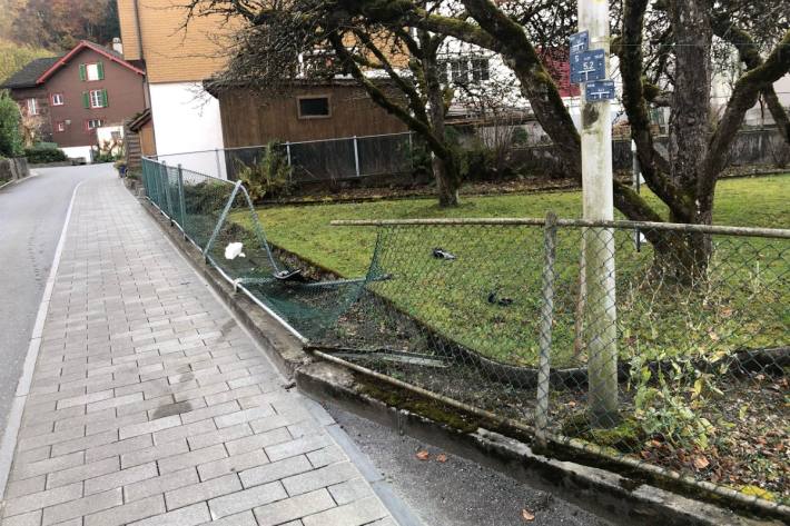 Innert Kürze zwei Unfälle in Buchs SG verursacht.