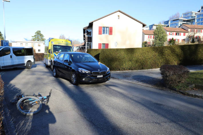 Verletzter Velofahrer nach Unfall in St. Gallen