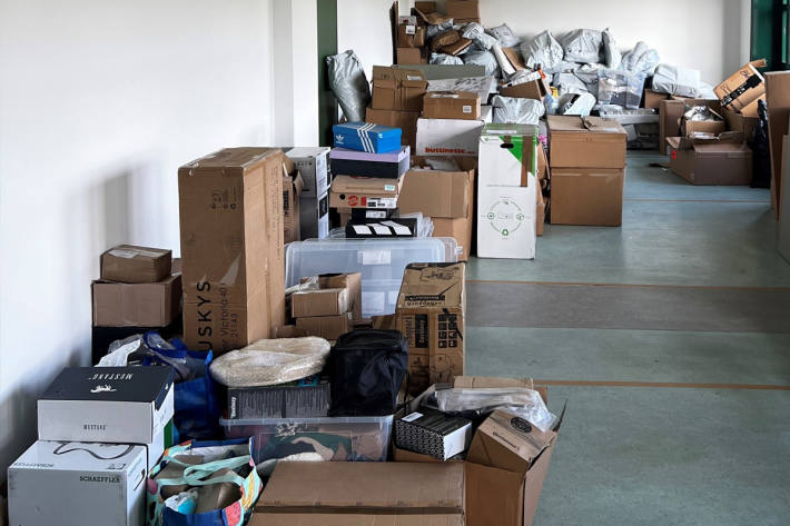 Teile der sichergestellten Postsendungen.