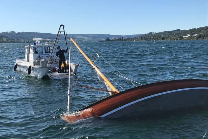 Die Polizei hatte auf dem Wasser mehr zu tun.