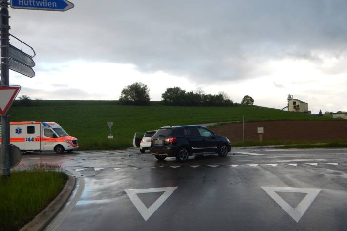 In Weiningen TG kam es heute zu einem Verkehrsunfall.