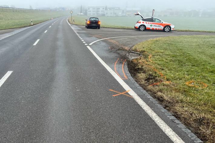 In Oberbüren verunfallt.