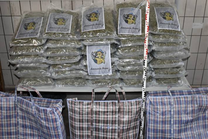  Rund 38 Kilo Marihuana sichergestellt