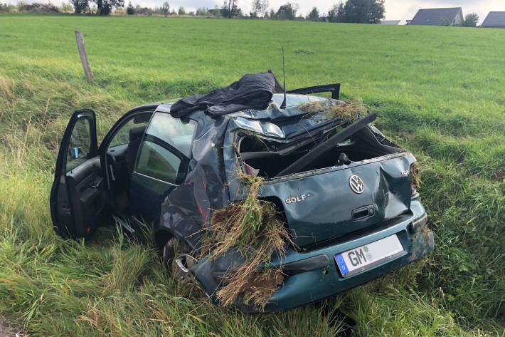 Nach dem Unfall kam es zu Verkehrsbehinderungen